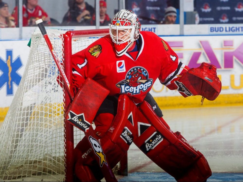 How Blackhawks goalie Collin Delia went from playing roller hockey in  California to the NHL
